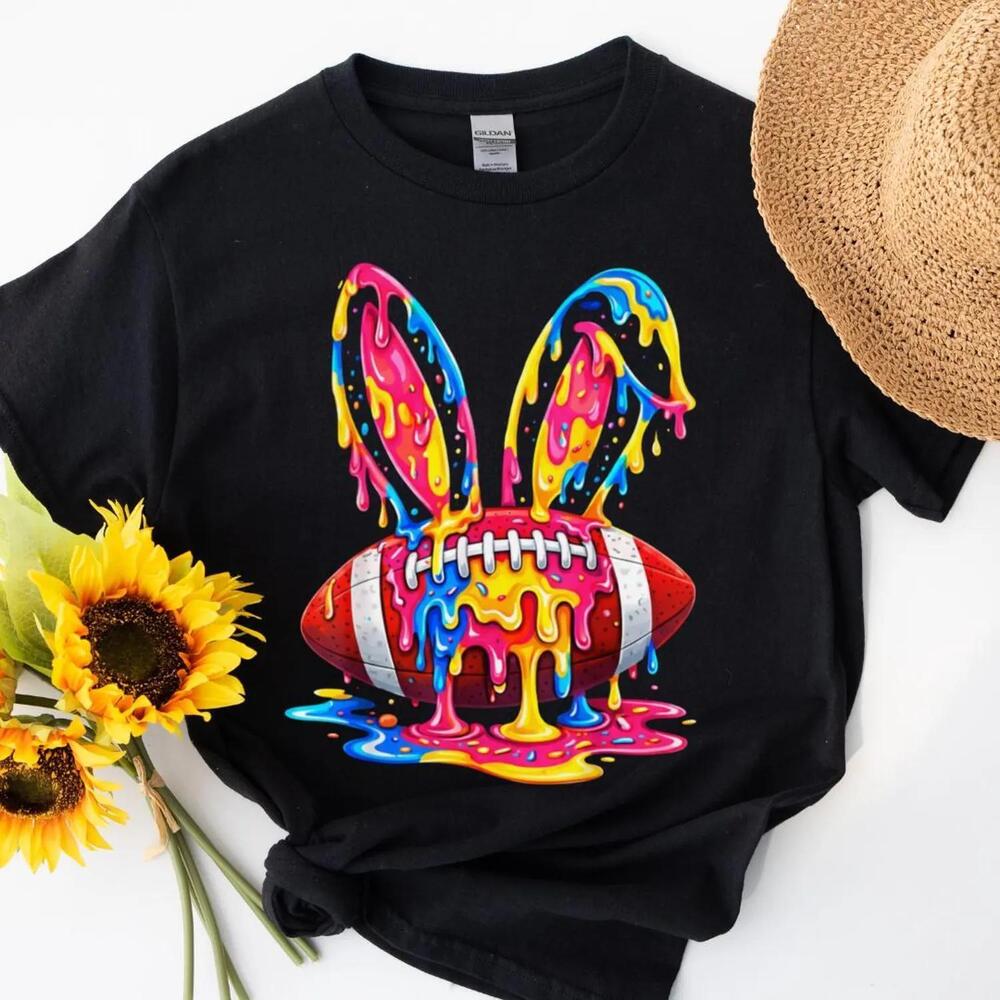 Graphic Easter Drip Fun Apparel Co. Funny Easter Bunny Ice Cream